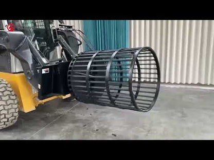 Landy Attachments Rotary Rock Picker | Diameter Drums 30" & 36" | 21-26 GPM | For Skid Steers