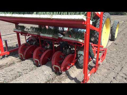 Checchi & Magli Transplanter Foxdrive R-14 | Inter-Plants Spacing 9-12 cm | 20-65 HP For Tractors