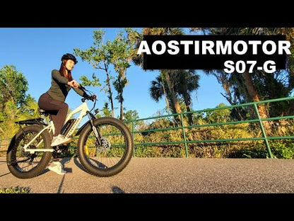 Aostirmotor All-Terrain Electric Fat Bike | Model S07-MAX | Motor Driving Force 1000W | Maximum Speed 30+ Mph