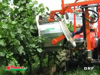 Rinieri Double Barrel Leaf Remover DRF on VISION-2 Frame with Dual Rollers | 59" - 94" Working Width For Tractor