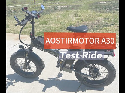 Aostirmotor Folding Electric Bike | Model A-30 | Motor Power 750 Watt | Maximum Speed 40 KM/H