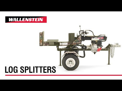 Wallenstein Log Splitter | Model WX Series | Split Force 20-25 Ton | Cylinder Diameter 4" To 4.5" | For Skid Steer