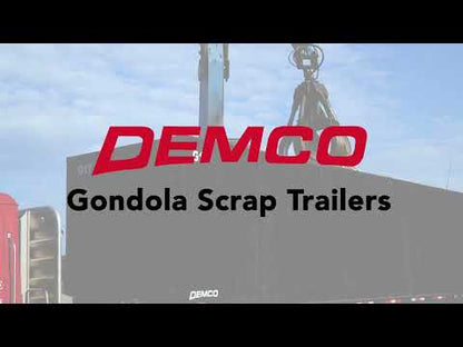 Demco Gondola Scrap Trailers | 48' Trailer Length | Capacity 113 cu yd | Tare Weight 20,000 Pounds | Horsepower 350–400 HP | For Tractors