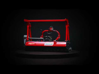 Seppi | 3PT Mulcher With Carbides | Model PTO Miniforst 200 | Working Width 79" Inches | Horsepower 80 To 110 HP | For Tractors