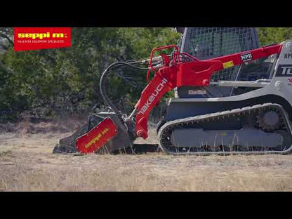 Seppi | Stone Crusher & Forestry Tiller | Model MS-CL150 (Minisoil) | Width 59" Inches | Hydraulic Flow 28 To 66 GPM | For Skid Steers