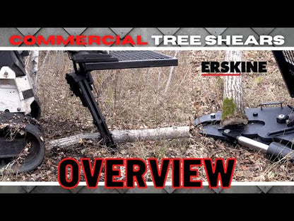 Erskine Tree Shears | 45.20” Width | With Flat Faced Couplers | For Skid Steer