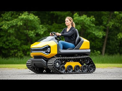 DTV Raptor All-Terrain Electric Tracked Vehicle | 42" x 36" Platform | 20 kW Dual Motor | 30 MPH Top Speed | For Off-Road Adventure & Utility Work