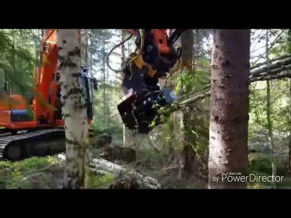 Ragnartech Model JAK-300 Tree Grapple Saw | With Collector & Rotator Options | For 12-20 Ton Excavators