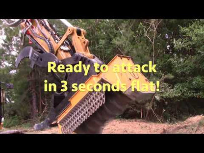 Torrent Mulcher Excavator | Model EX28 RPM-30 "SHARK" | 28-30 Cutting Widths | 12000LBS-18000LBS | For Excavator