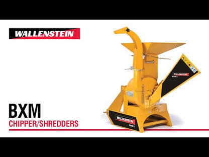 Wallenstein | Wood Chipper/Shredder | Models BXM42 & BXM32 | Rotor Diameter 18" & 25" | Chipping Capacity 3" & 4" | Horsepower 12-85 HP | For Tractors