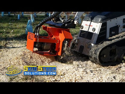 Eterra Attachments Stump Grinder | Vortex | 27"-31" Cutting Wheel | 18"-20"+ Cutting Depth | For Standard & High-Flow Skid Steers