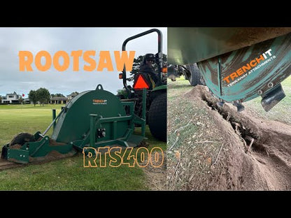 Trenchit Silt Wheel Rootsaw With PTO 540 RPM Output | Model RTS500 | 38" Trench Depth | 50-90HP | For Tractor