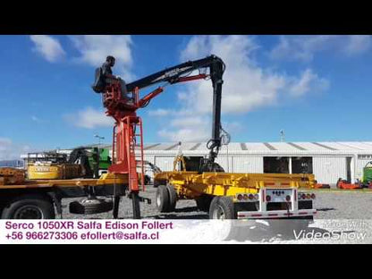 2023 SERCO Trailer Log Loader | Model 1050XR | Boom Reach 29' Ft | Hydraulic Flow Rate 30 GPM | For Heavy-Duty Material Handling