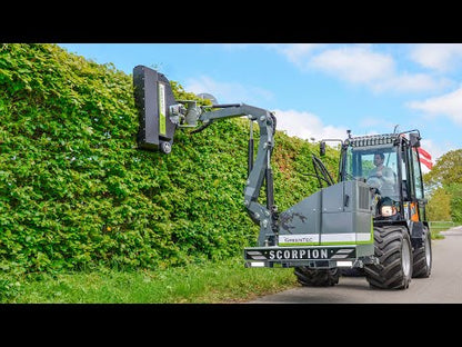 GreenTec Limb Trimmer High Reach | Model Scorpion-430 PLUS | Transport Width 7' 3" | Hybrid Arm System | For Skid Steers