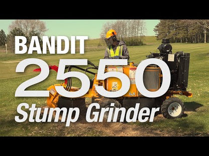 2025 Bandit Track Stump Grinder | Model 2550T | Width 35" inches | Engine Horsepower 49 HP