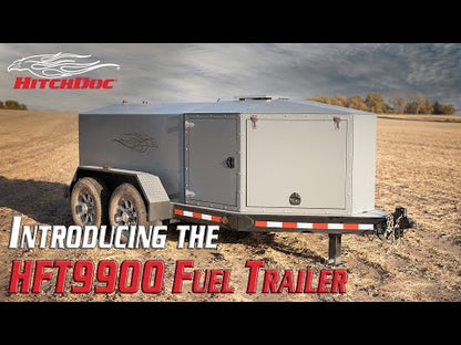 HitchDoc Fuel Trailer | Model HFT9900 | Capacity 990 Gallons | Overall Height 69" inches | For Equipment Refueling