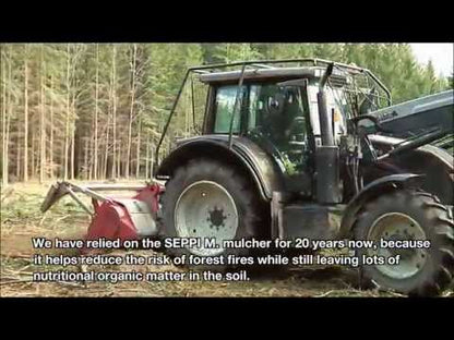 Seppi | 3PT Mulcher With Carbides | Model PTO Miniforst 200 | Working Width 79" Inches | Horsepower 80 To 110 HP | For Tractors