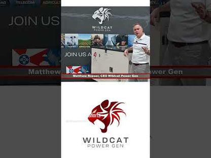 Wildcat Freedom AC Generator | Enclosed / Single Phase with Tank | Prime Power Options 10 kW & 15 kW | Fixed Speed (1,800 RPM) Engine