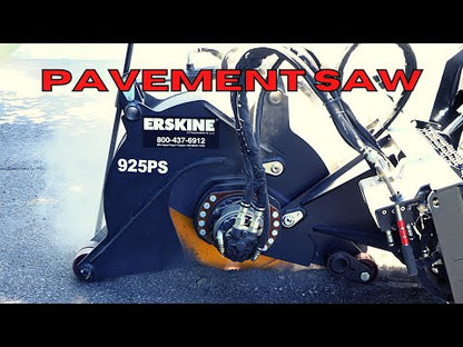 Erskine Pavement Saw | PS-915, PS-925 & PS-945 | With Pistol Grip Control Harness | For Skid Steer