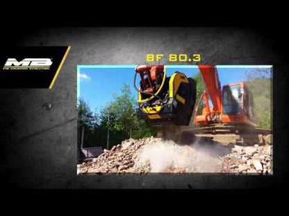 MB Crushers Bucket Crusher | Model BF80.3 S4 | ≥ 40,800 ≤ 63,900 lbs for Excavator