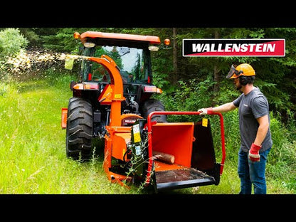 Wallenstein 3PT Hitch Wood Chipper | Model BX Series | Engine Horsepower 12-120 HP | Rated RPM 540 - 1000 | For Tractors