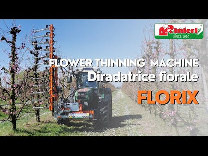 Rinieri Flower Thinning Machine Florix 8-10-12 Model | 8-10-12 Elements | 34" Hydraulic Lift for Tractor