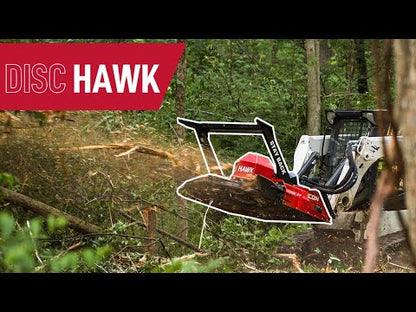 Fecon Disc Hawk Mulcher | Model DH60SS | Disc Mulcher 60" | 30–50 GPM | 75–132 HP | For Skid Steer & Compact Track Loader