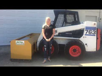 Express Steel | Snow Pusher | Model 8′ XP30 Pullback | SKU ES930PB08 | Width 101" | Hydraulic Flow 15 To 25 GPM | Horsepower 40+ HP | For Skid Steers & Tractors