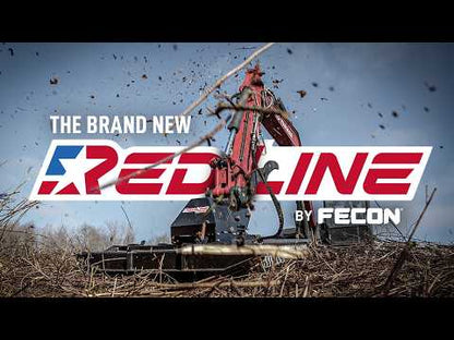 Fecon Red Line Brush Cutter | Model BC44 | Width 44" | 10–20 GPM | For Mini Skid Steer