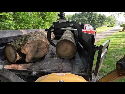 Virnig V20 Mini Skid Steer Rotating Log Grapple | Model CLG | Width 29.4" | Hydraulic Flow 15 To 25 GPM | For Mini Skid Steer