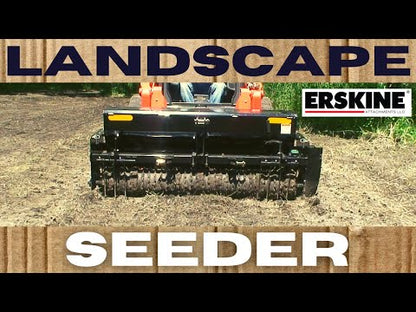 Erskine Landscape Seeder | 72" & 96" Model | Acre Meter Package | For Skid Steer