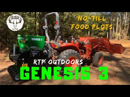 RTP Genesis3 3’ No Till Drill | Model Genesis 3 | Width 36” | 30+ HP | For Small Tractors &  800cc+ UTVs