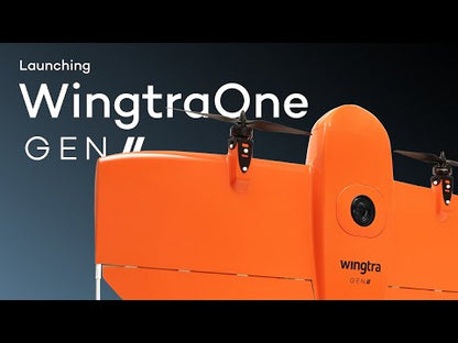 Wingtra | Wingtra One GEN II | VTOL Mapping Drone | 61 MP | Up to 59 Min Flight Time | 16 m/s Flight Speed  | 6-25 MP Camera GIS & Engineering