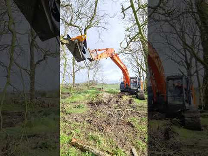 MDE Machinery Tree Shear With Buncher & Tilt | Model Koala 150T To Koala 550T | Cutting Capacity 6" To 21.5" Inches | Machine Size 1.5-40 Ton | For Excavator