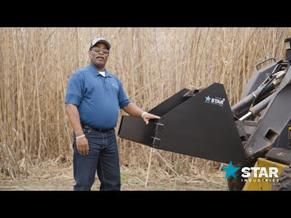 Star Industries Concrete Placement Bucket | Models 120, 125 & 122 Series | 0.25 To 0.75 cu yd | 8–30+ GPM | For Skid-Steer