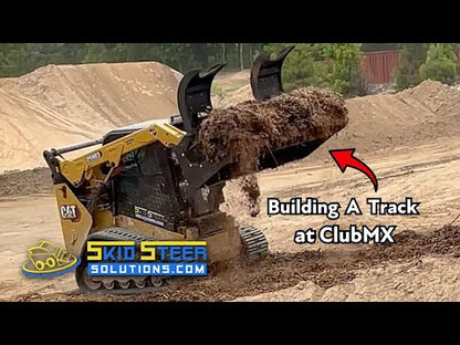 CID X-Treme Duty Rock Grapple Attachment | 66" to 84" Multiple Working Width | For Skid Steer