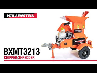 Wallenstein | Wood Chipper | Models BX Series | Chipping Capacity 3" To 7" | Horsepower 6.5-40 HP | For Trucks