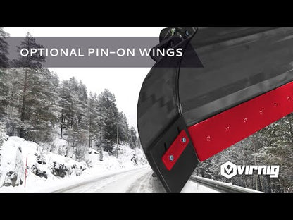 Virnig V60 V-Snow Blade | Models SBV48 To SBV120 | Widths 51.5" To 120" | Hydraulic Flow 15 To 25 GPM | For Skid Steer
