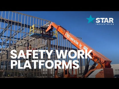 Star Industries Safety Work Platform Parts | Models Universal C & G | Guardrails, Gates & Hardware | For 1204C–1210C Forklift Work Platforms