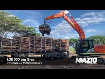 Mazio Forestry Tools Heavy Duty Log Grapple |  LGE-200 To LGE-700 Model | Operating Weight 3-26 Ton | For Excavators