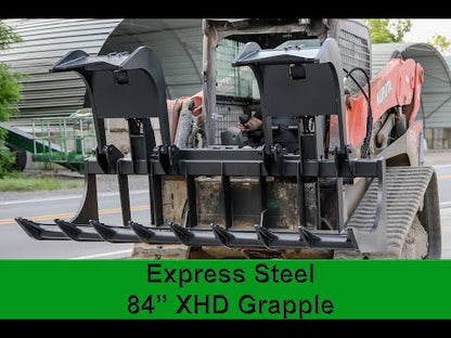 Express Steel XHD Grapple | SKU ES20150 | Width 84" | Hydraulic Flow 15–25 GPM | For Skid Steers