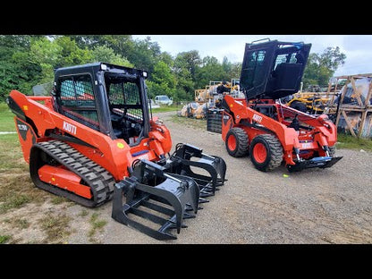 KIOTI Skid Steer Loader | Model SL750-LQ Cab | Width 74.4" | Length 144.7" | Height with Cab 81.2" | Hydraulic Flow 21.9 GPM | For Heavy-Duty Tasks