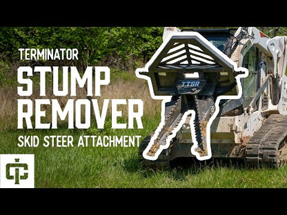 CID Terminator Tree & Stump Remover | Flow Range 14-26GPM | Machine Horsepower 60+ HP | For Skid Steer