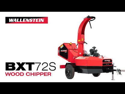 Wallenstein | Wood Chipper | Models BX Series | Chipping Capacity 3" To 7" | Horsepower 6.5-40 HP | For Trucks