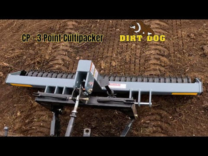 Dirt Dog CP–16 Series 3 Point Cultipacker | Model CP 1660-72-84-96 | 60" to 96" Working Width | 35-75HP | For Tractor