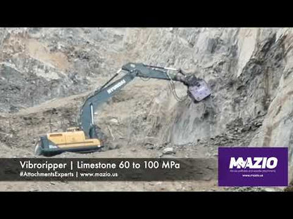 MAZIO VIBRO RIPPER | MZ-25 TO MZ-75 MODELS | CARRIER WEIGHT 20-90 TON RANGE | FOR EXCAVATOR