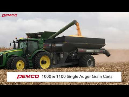 Demco Single Auger Grain Cart | Model 1000 & 1100 | Total Weight 12,920-13,110 lbs | Horsepower 175+ | For Tractors