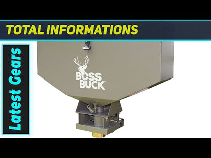 Boss Buck™ | ATV Broadcast Seeder/Spreader | Model BB-1.80 | Capacity 80 lb | 12V Power | Horsepower 15 To 50 HP | For ATV & UTV