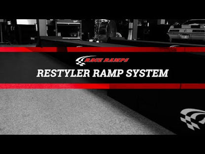 Race Ramps Restyler Ramp Kit | Classic Model | 20" Wide | 14" Lift | 6,000 lb Capacity | Wheelbase 82" To 128" | For Car Detailing & Maintenance