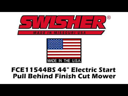 Swisher Fast Finish Cut Mower | Model FCE11544BS | 44" Cutting Width | 11.5 HP Briggs & Stratton Engine | Horsepower 15 To 20 HP | For ATV & UTV